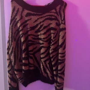 H&M Animal Print Sweater